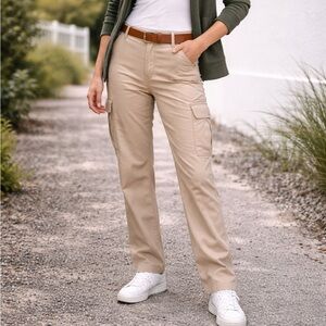 L.L.Bean Favorite Fit Women’s Cargo Utility Pants – Size 16 | Made in Maine
